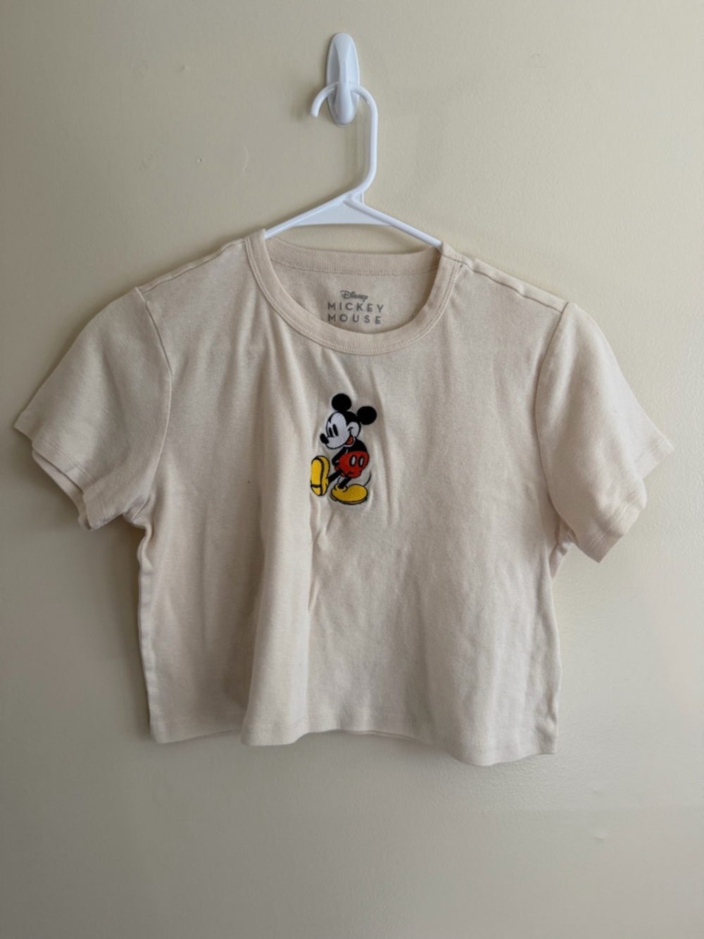 Disney Mickey Mouse Ivory Graphic Short Sleeve Tee